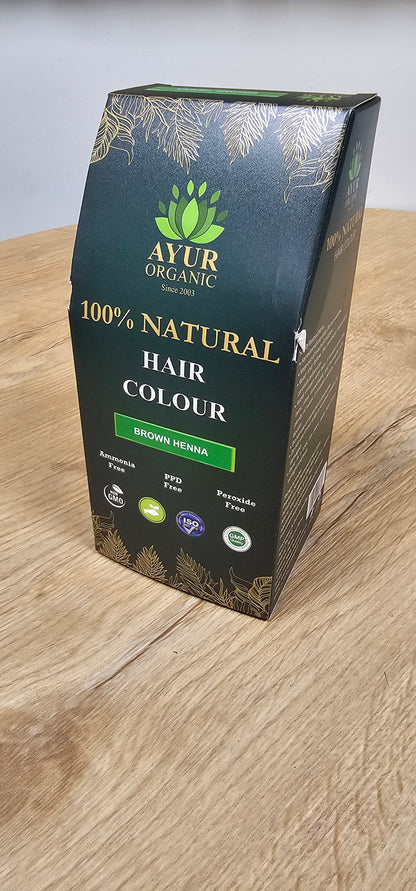 Natural Henna Hair Colour | Brown