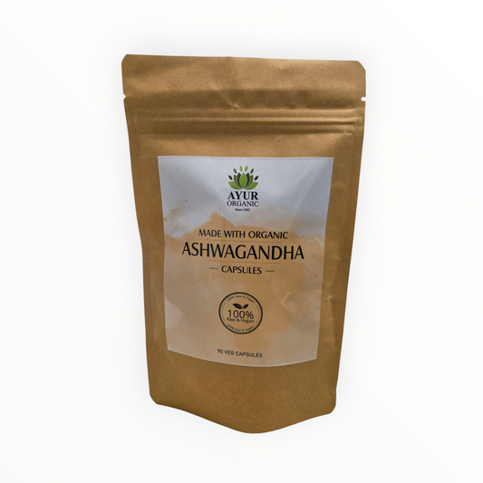 Pure Organic Ashwagandha Capsules | 90 Capsules