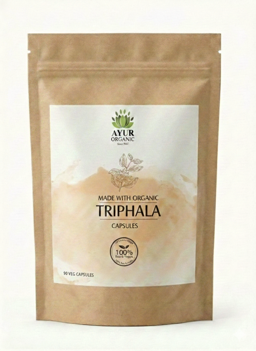 Organic Triphala Capsules | 90 Capsules